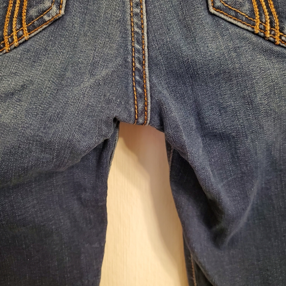 Hollister Super Skinny Jeans 5S 27x29 Dark Blue Denim Womens 5 Pocket Style - Picture 5 of 8